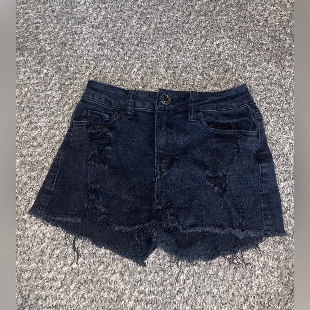 SO Black Denim Shorts Size Small